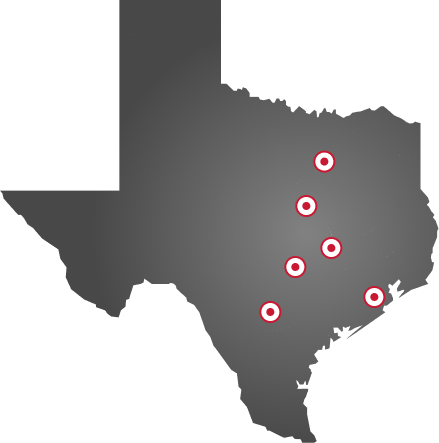 View Texas route map