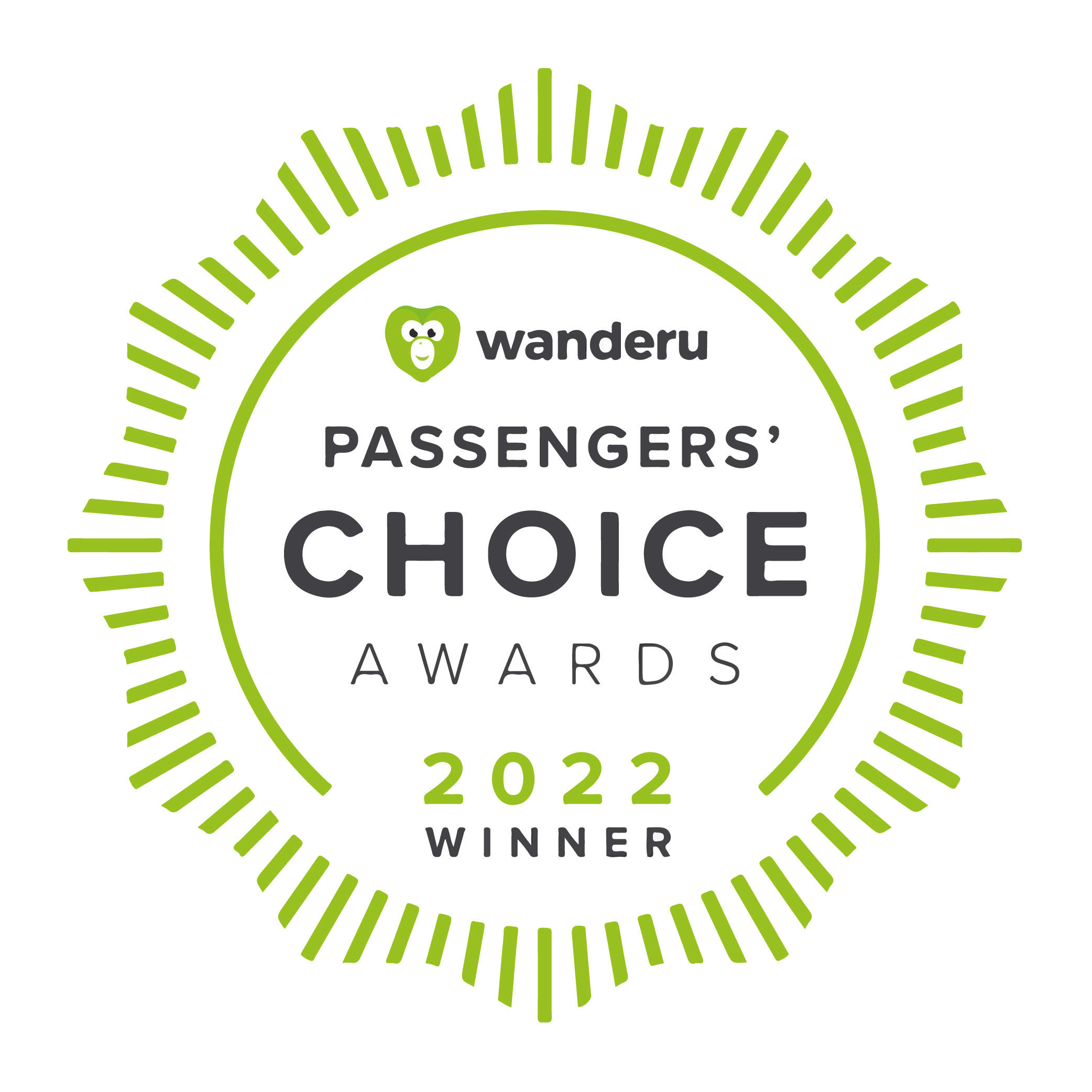 Wanderu Passengers' Choice Awards 2022 Winner